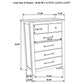 Hazlewood 5-piece Queen Bedroom Set Vineyard Oak