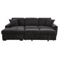 Pastrana Upholstered Sleeper Sectional Sofa LAF Chaise Grey