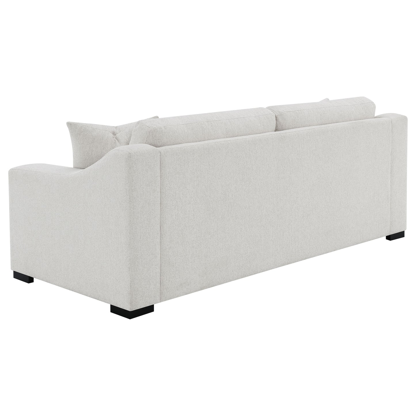 Ashlyn Fabric Upholstered Track Arm Sofa Sand