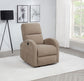Grant Fabric Upholstered Power Recliner Chair Camel
