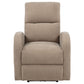 Grant Fabric Upholstered Power Recliner Chair Camel
