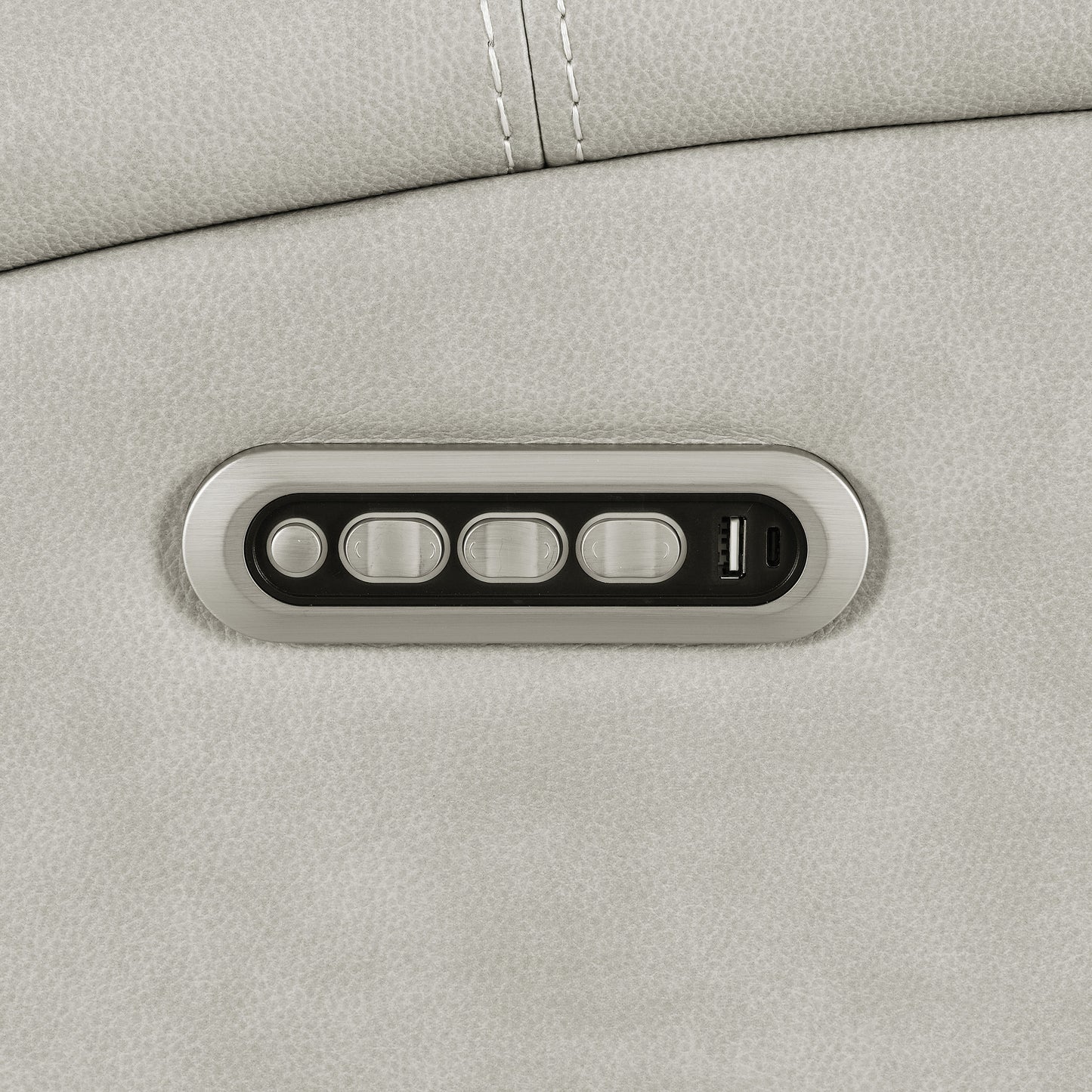 Brickston 2-piece Triple Power Reclining Sofa Set Grey