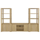 Laurelton 60-inch 2-door TV Stand Media Console Light Oak