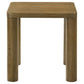 Castlewood Engineered Wood Accent Side End Table Brown Oak