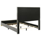 Ines 4-piece Queen Bedroom Set Grey and White High Gloss