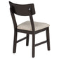 Catley 5-piece Round Drop Leaf Dining Table Set Dark Coffee