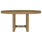 Arini 60-inch Round Wood Dining Room Table Sand Wash