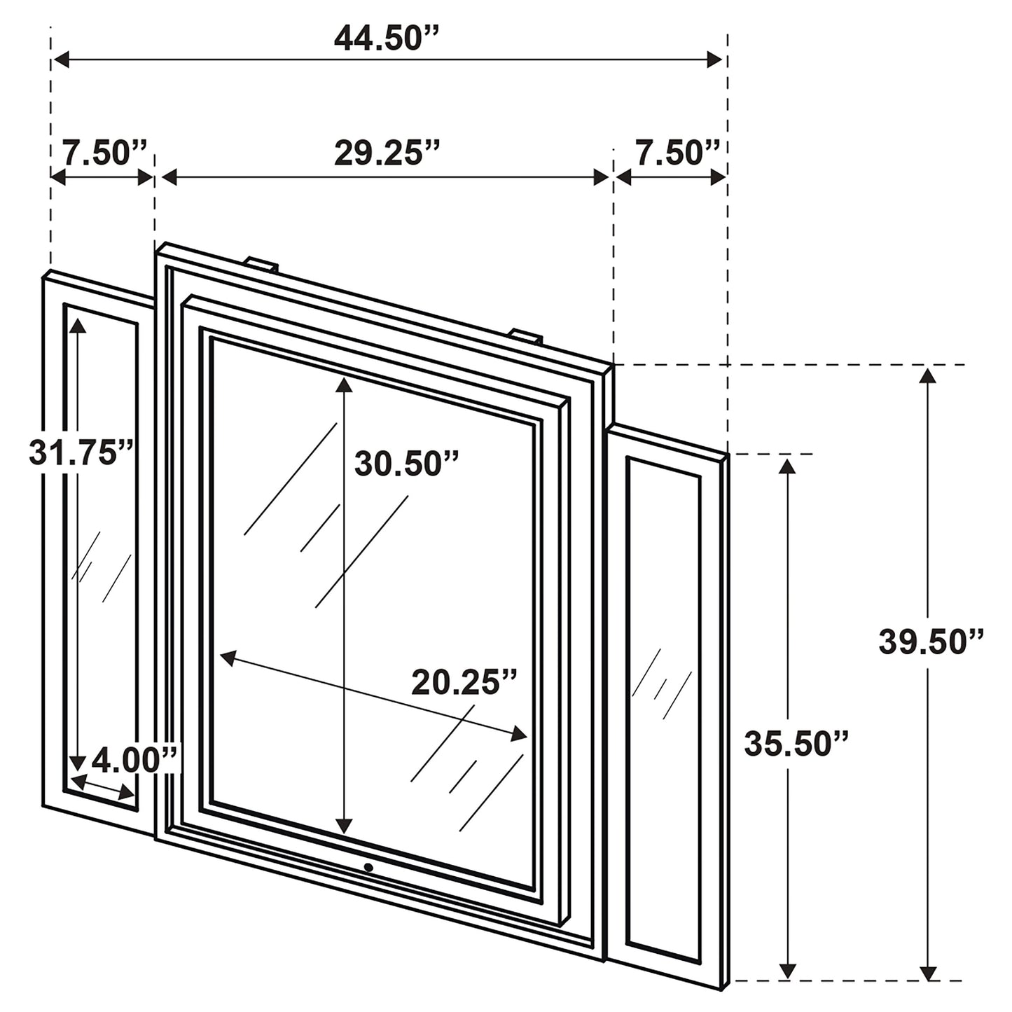 Lorient 4-piece Queen Bedroom Set Ivory and Camel