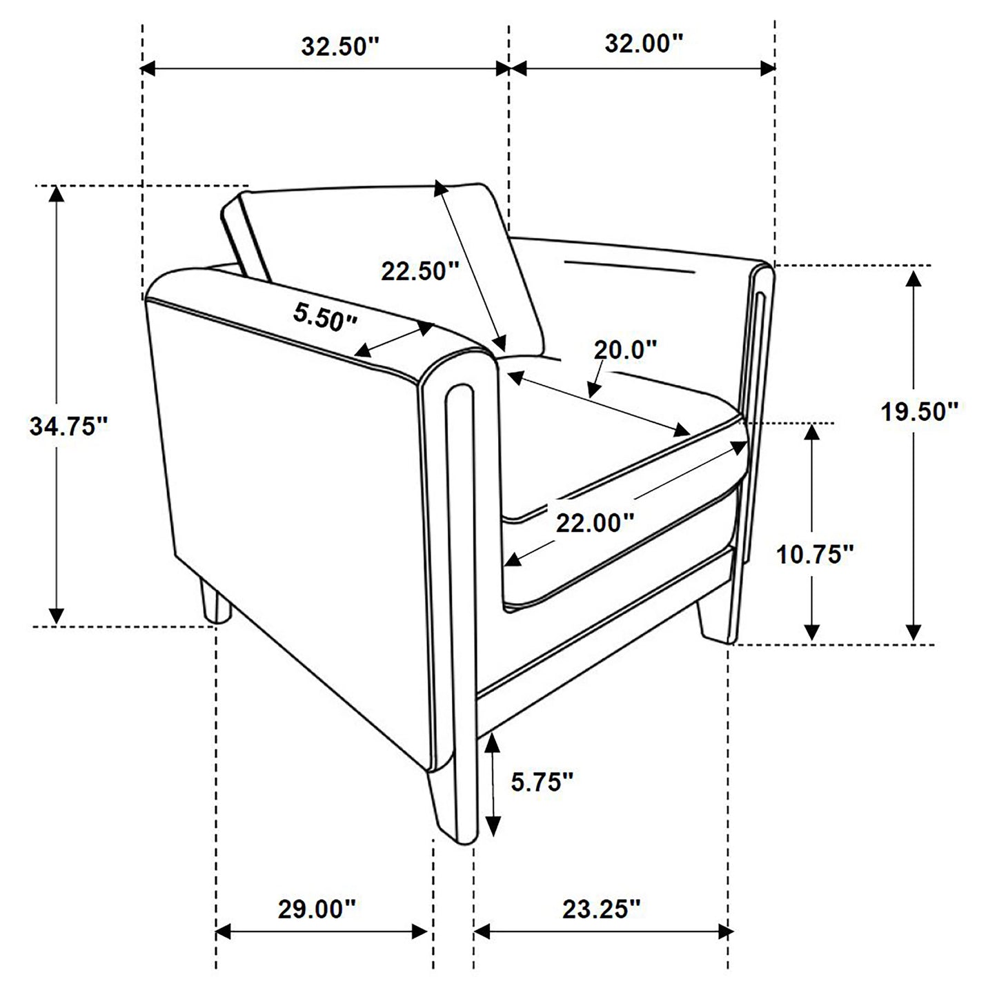 Islington 3-piece Upholstered Panel Arm Sofa Set Taupe