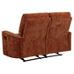 Navarro 3-piece Upholstered Reclining Sofa Set Orange