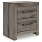 Graystorm Twin Panel Storage Bed with Mirrored Dresser, Chest and Nightstand