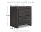 Hollivern Full Panel Bed with Storage with Mirrored Dresser, Chest and Nightstand