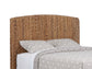 Laughton Banana Leaf Queen Panel Bed Amber