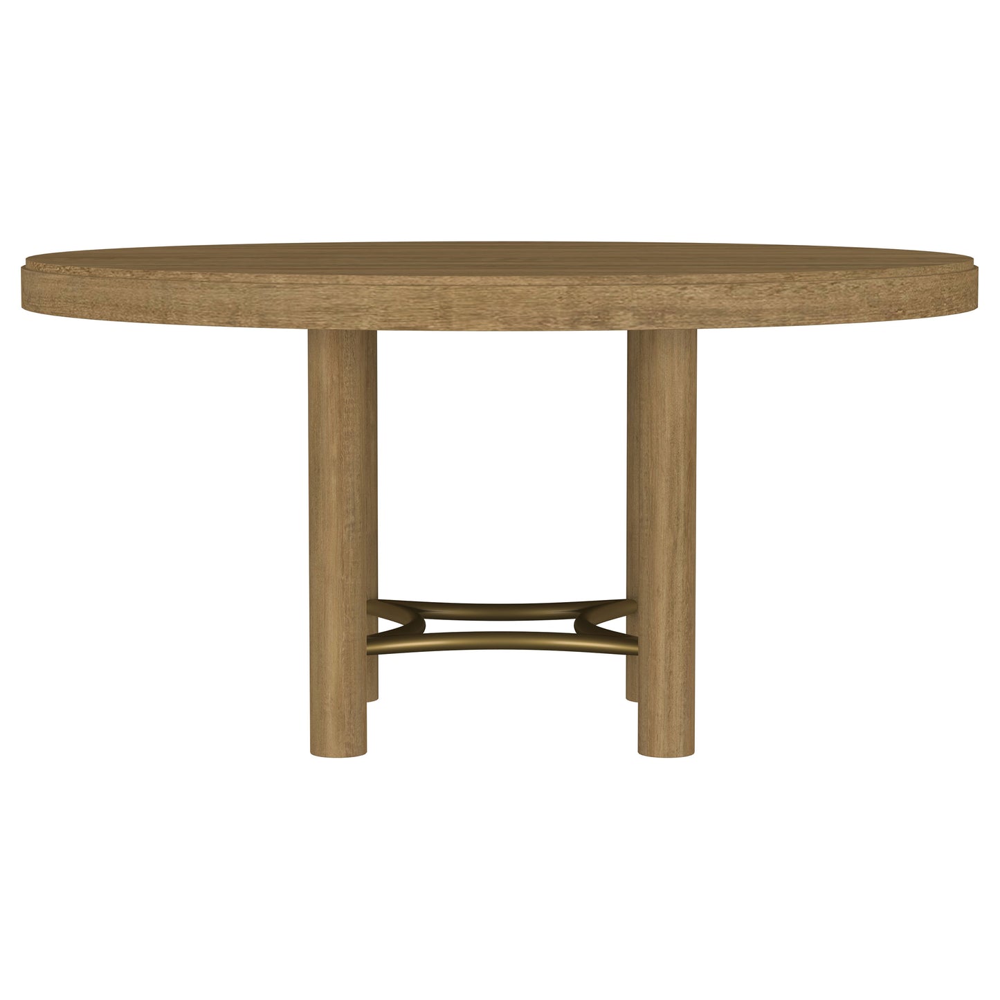 Arini 7-piece Round Dining Table Set Sand Wash and Black
