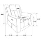 Kennett 3-piece Chenille Power Reclining Sofa Set Dark Grey