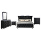 Lorient 5-piece Eastern King Bedroom Set Black