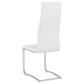 Montclair Upholstered Dining Side Chair White (Set of 4)