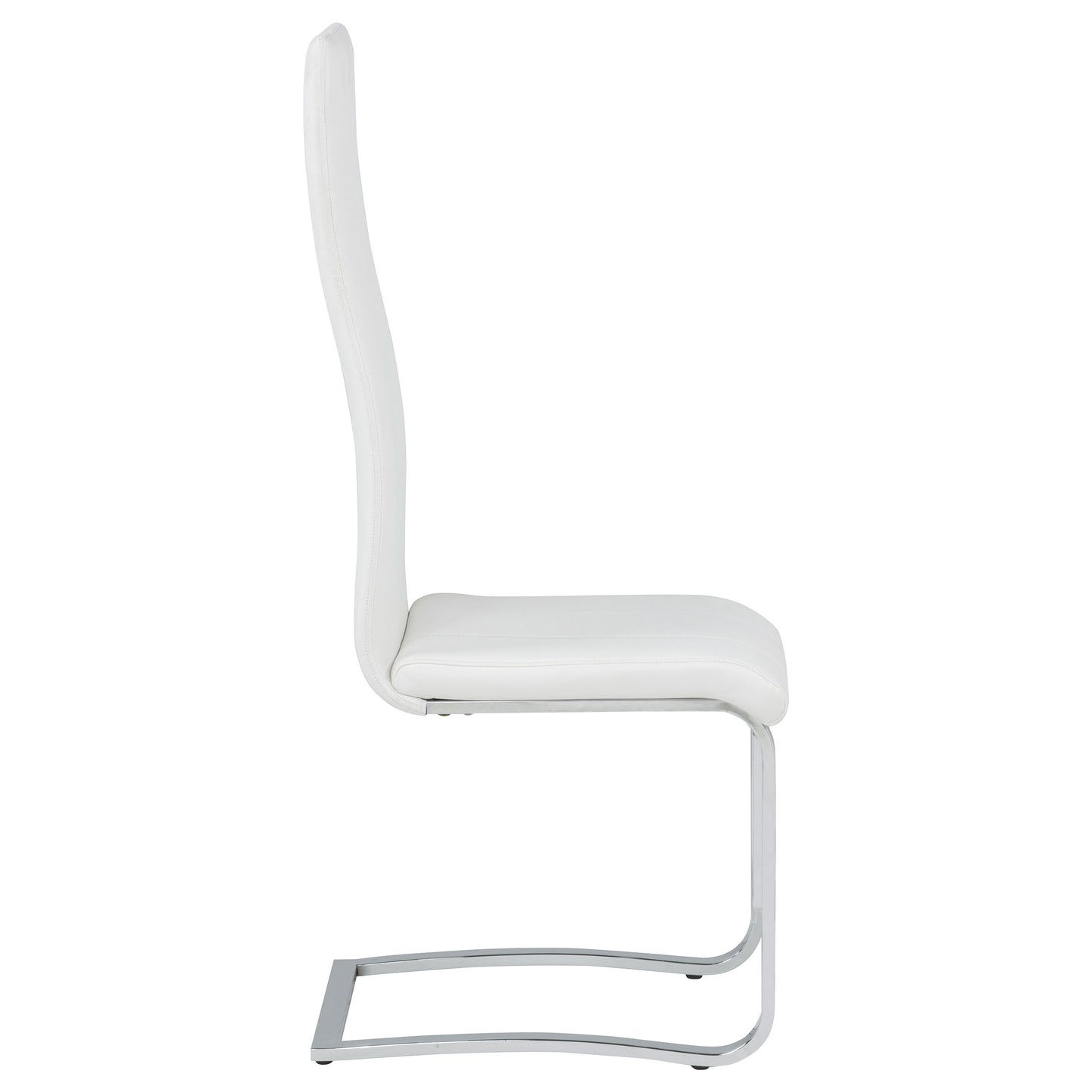 Montclair Upholstered Dining Side Chair White (Set of 4)