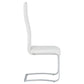 Montclair Upholstered Dining Side Chair White (Set of 4)