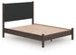 Pamytta Queen Upholstered Panel Platform Bed, Dresser, Mirror and Nightstand