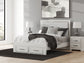 Zuraleus Queen Upholstered Panel Platform Storage Bed, Dresser, Mirror, Chest and Nightstand