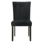 Dermott Upholstered Parson Dining Side Chair Black (Set of 2)