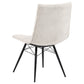 Aiken Fabric Upholstered Dining Side Chair Saddle Stone White (Set of 4)