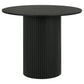 Hamlyn 5-piece Round Wood Counter Height Dining Set Cream and Black