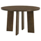 Strouse 5-piece Dining Set Cream and Walnut
