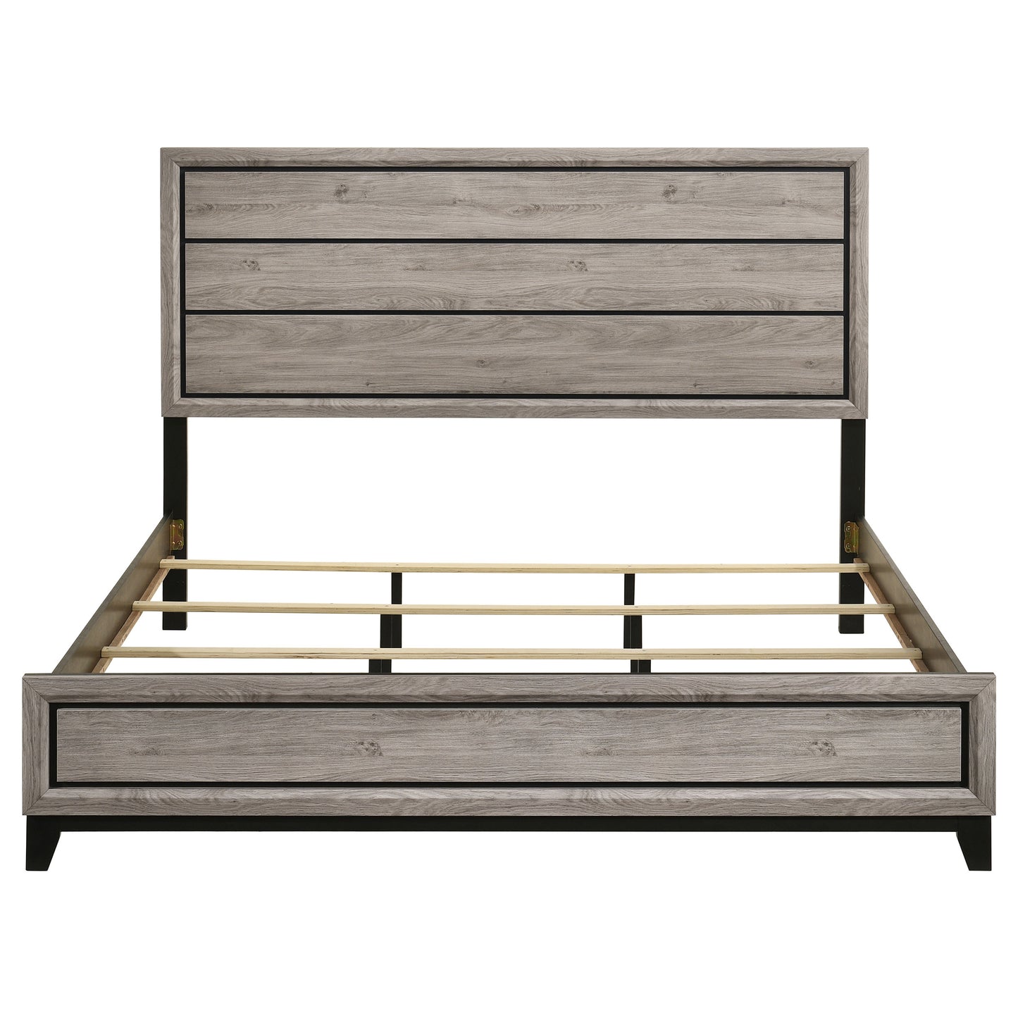 Watson Wood Eastern King Panel Bed Light Taupe