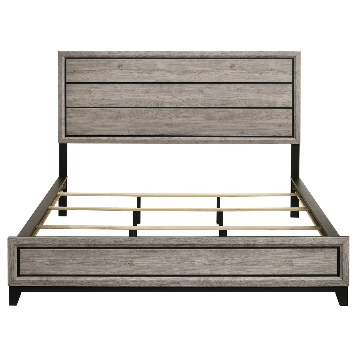 Watson Wood California King Panel Bed Light Taupe