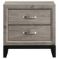 Watson 2-drawer Nightstand Bedside Table Light Taupe