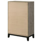 Watson 5-drawer Bedroom Chest of Drawers Light Taupe