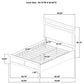 Hendricks 4-piece Queen Bedroom Set Light Oak
