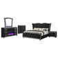 Lorient 5-piece California King Bedroom Set Black