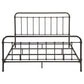 Livingston Metal Eastern King Open Frame Bed Dark Bronze