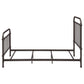 Livingston Metal Twin Open Frame Bed Dark Bronze