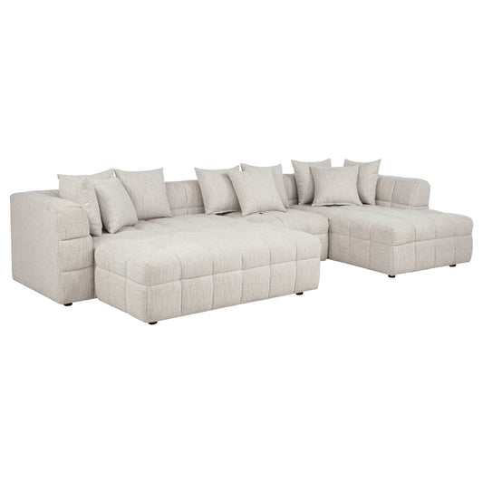 Amara 4-Piece Upholstered Sectional Sofa