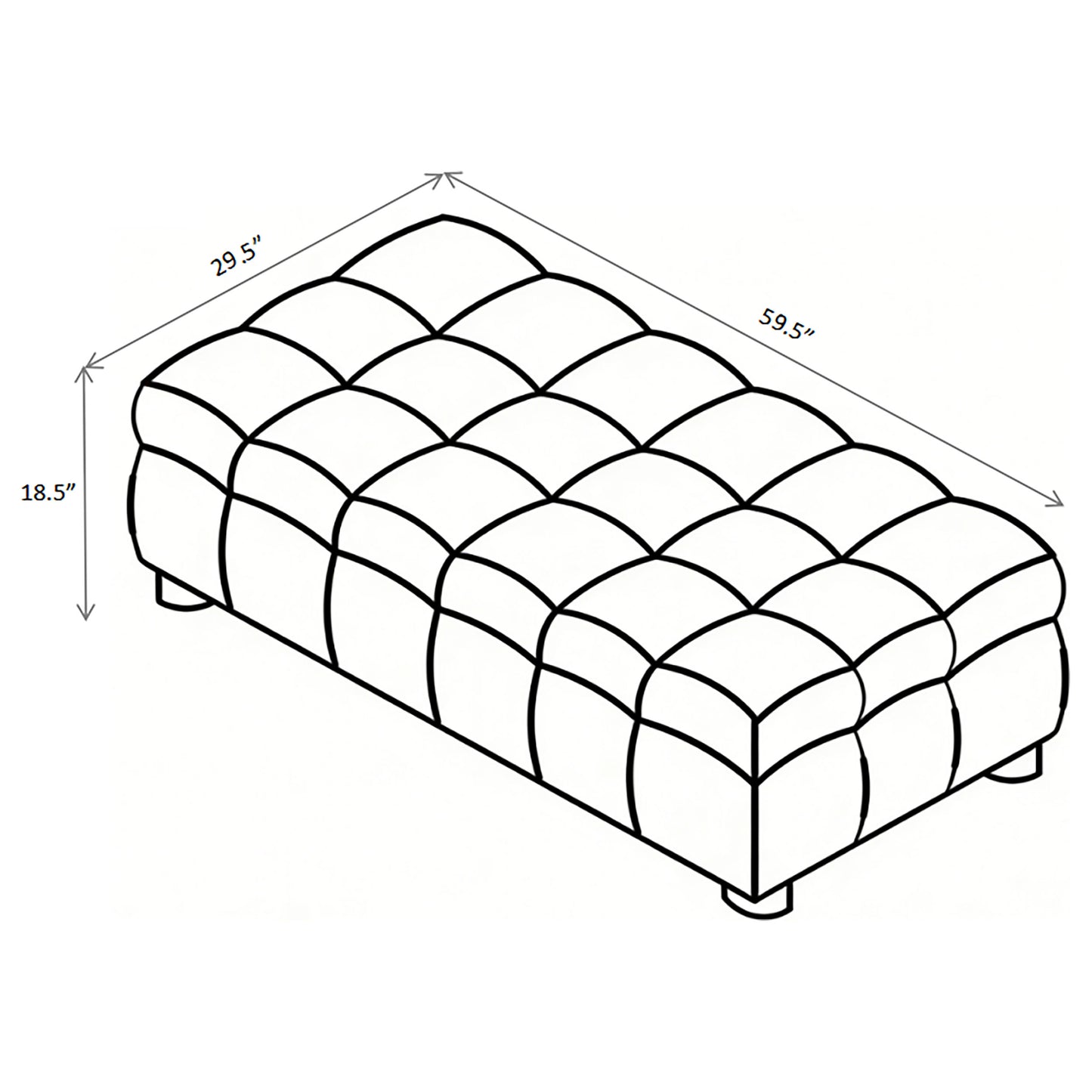 Amara Upholstered Ottoman