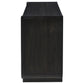 Leandro 2-drawer Entryway Sofa Console Table Burnished Black