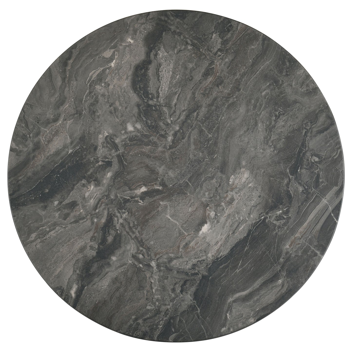 Bradley 3-Piece Round SmartTop Coffee Table Set Smokey Grey and Brown