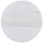 Jason Round White Marble Top Coffee Table Greige