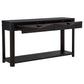 Marcelo Sofa Console Table with 2 Drawers and Shelf Coffee