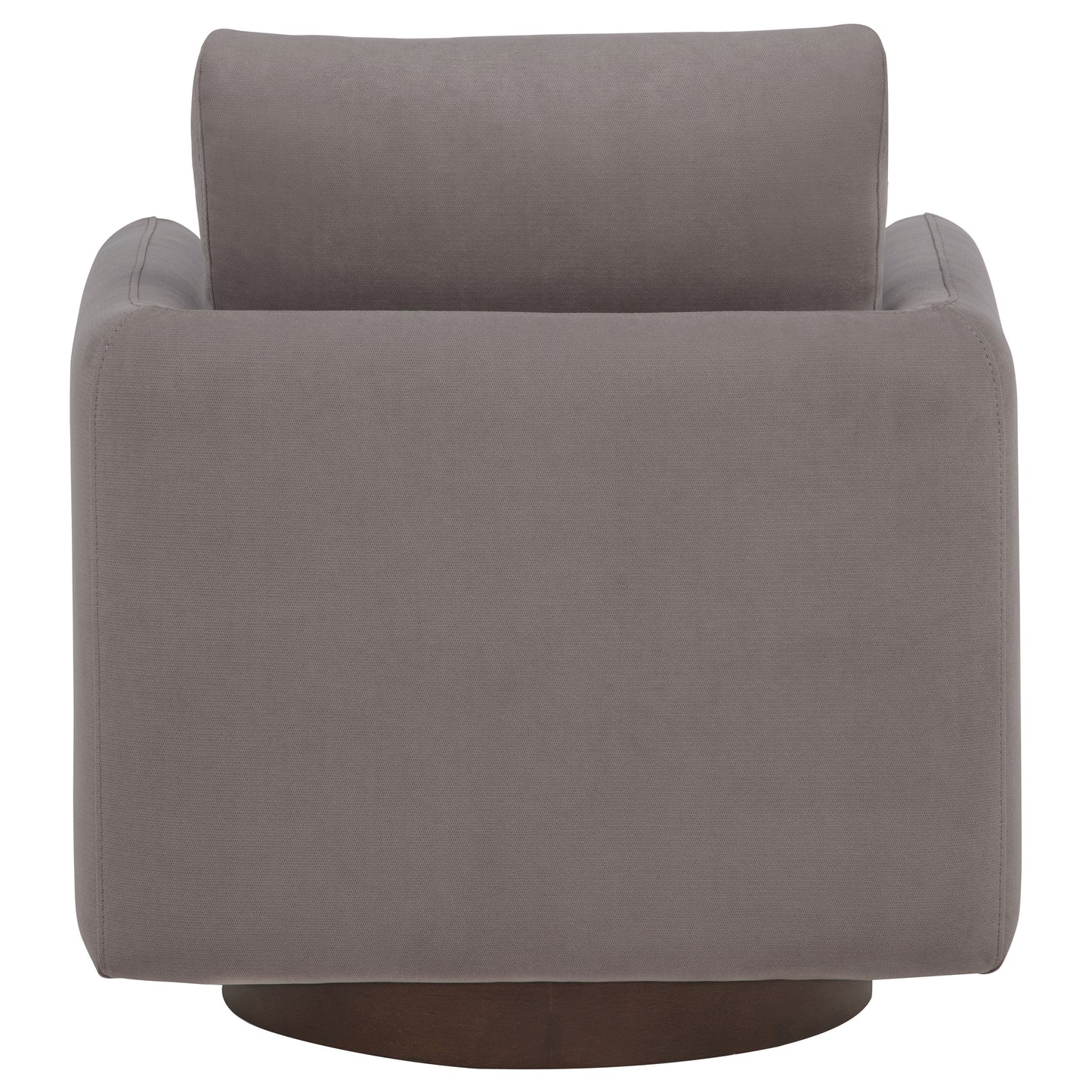 Iris Fabric Upholstered Swivel Accent Chair Stone