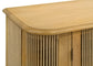 Ervine 3-Door Rope Panel Sideboard Accent Storage Cabinet Natural