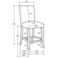 Paxton Upholstered Counter Height Dining Chair Beige (Set of 2)