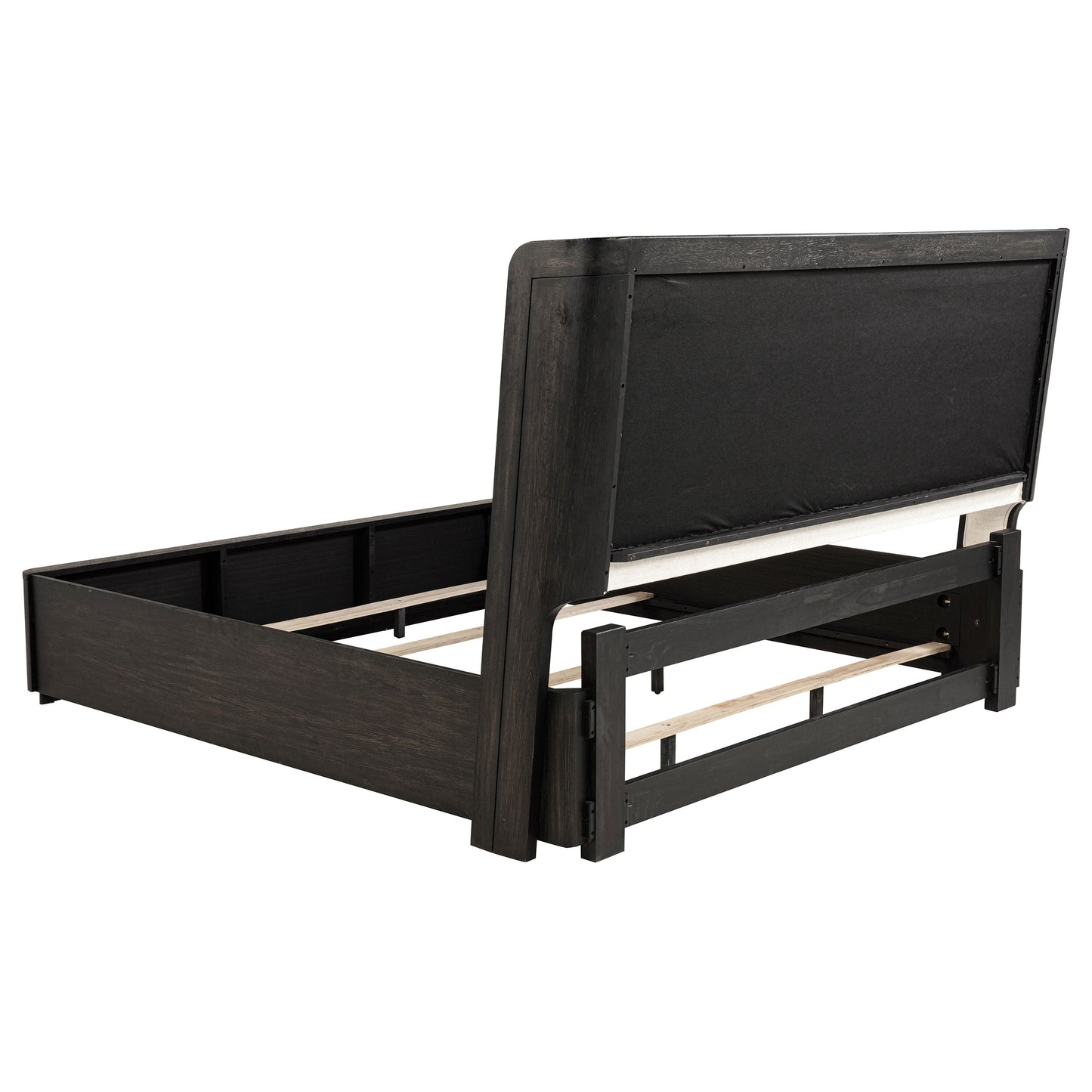 Leandro 4-piece California King Bedroom Set Burnished Black