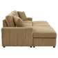 Pastrana Upholstered Sleeper Sectional Sofa LAF Chaise Camel