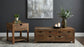 Esther 1-drawer Solid Wood Side End Table Natural Sheesham