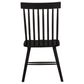 Hamlyn 5-piece Round Wood Dining Set Black